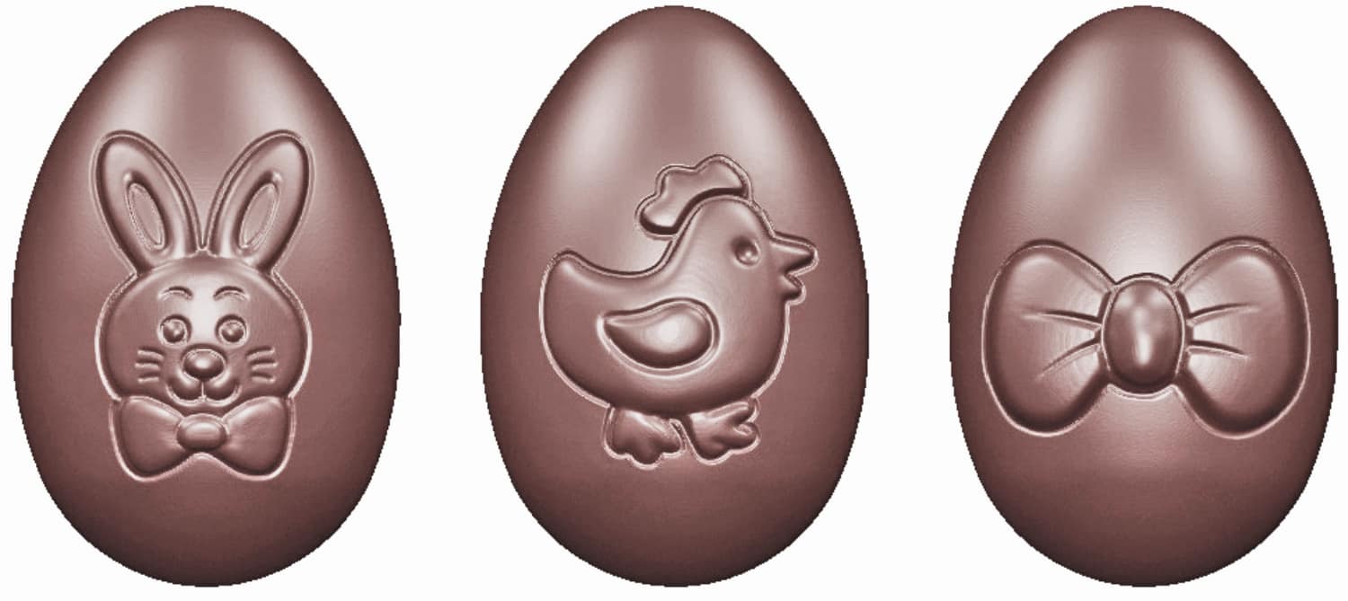 Schokoladenform "Ostereier" 421664
