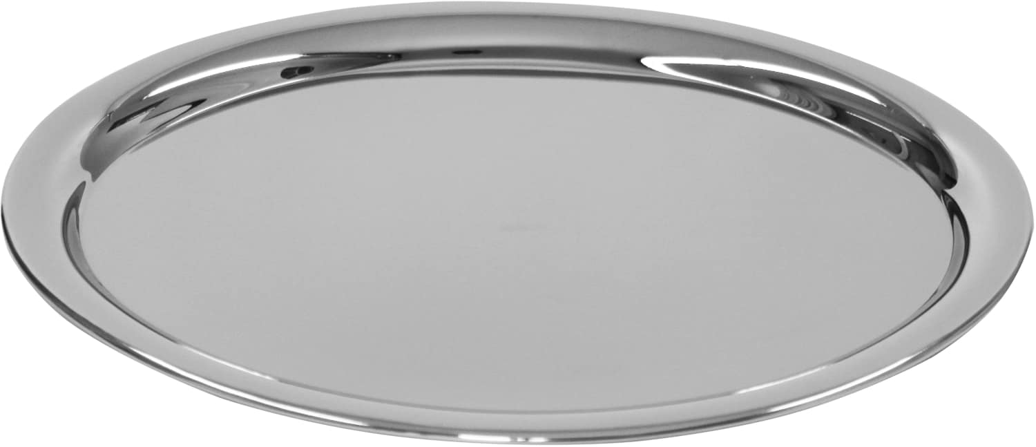 Serving trays oval mirror-polished