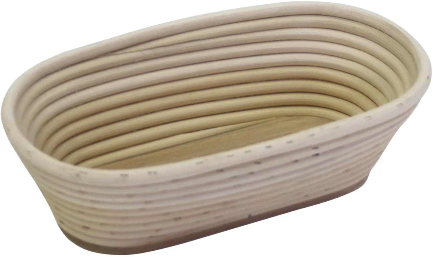 Bread proofing baskets long, round shape wooden bottom