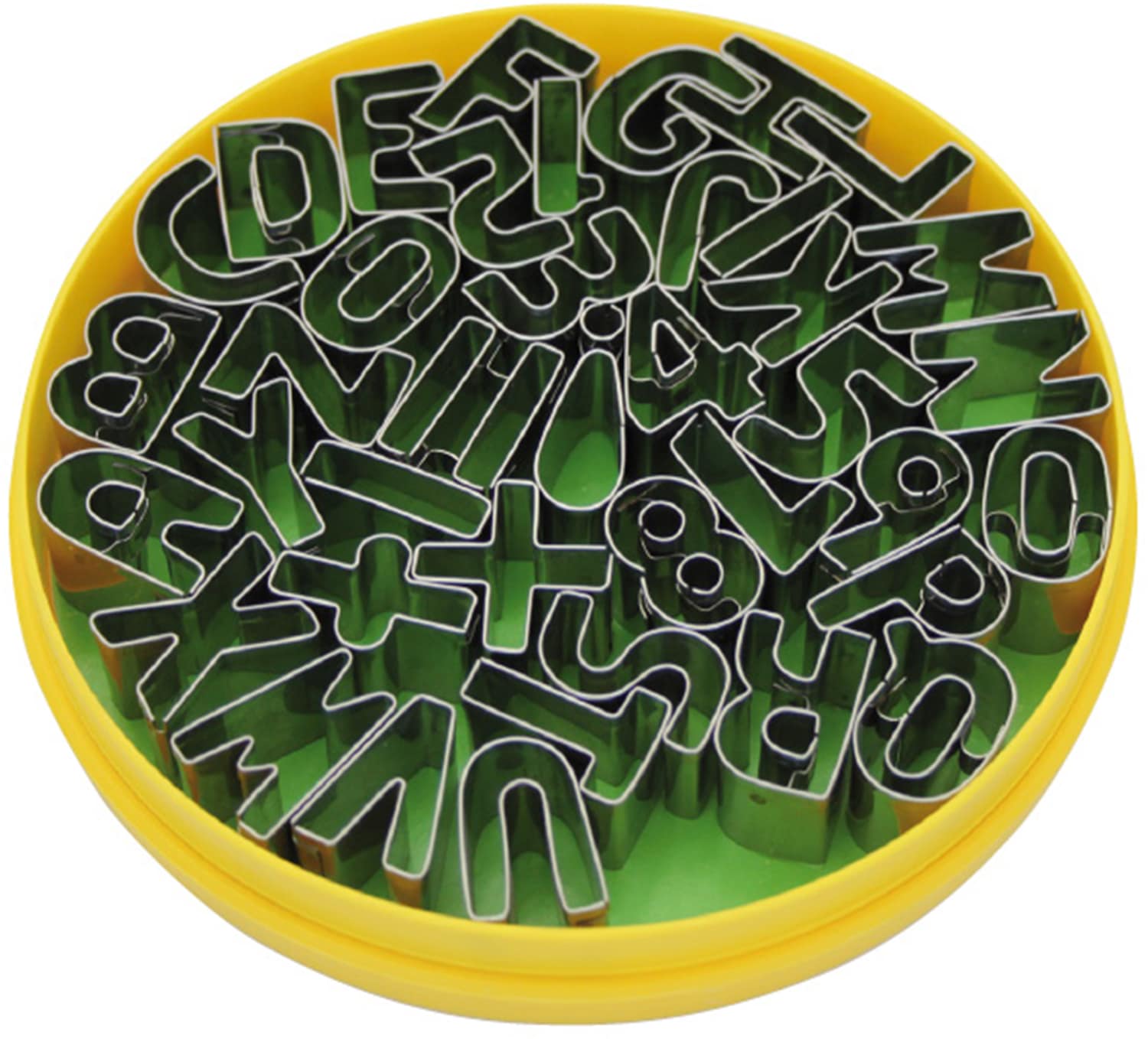 Set of decorating cutters "letters, numbers" 40 pieces